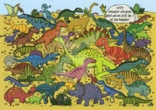 *Rate&Such*Postkarte*Dinos*Welche Dinosaurier...