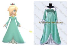 Nintendo Princess Rosalina Cosplay Costume/