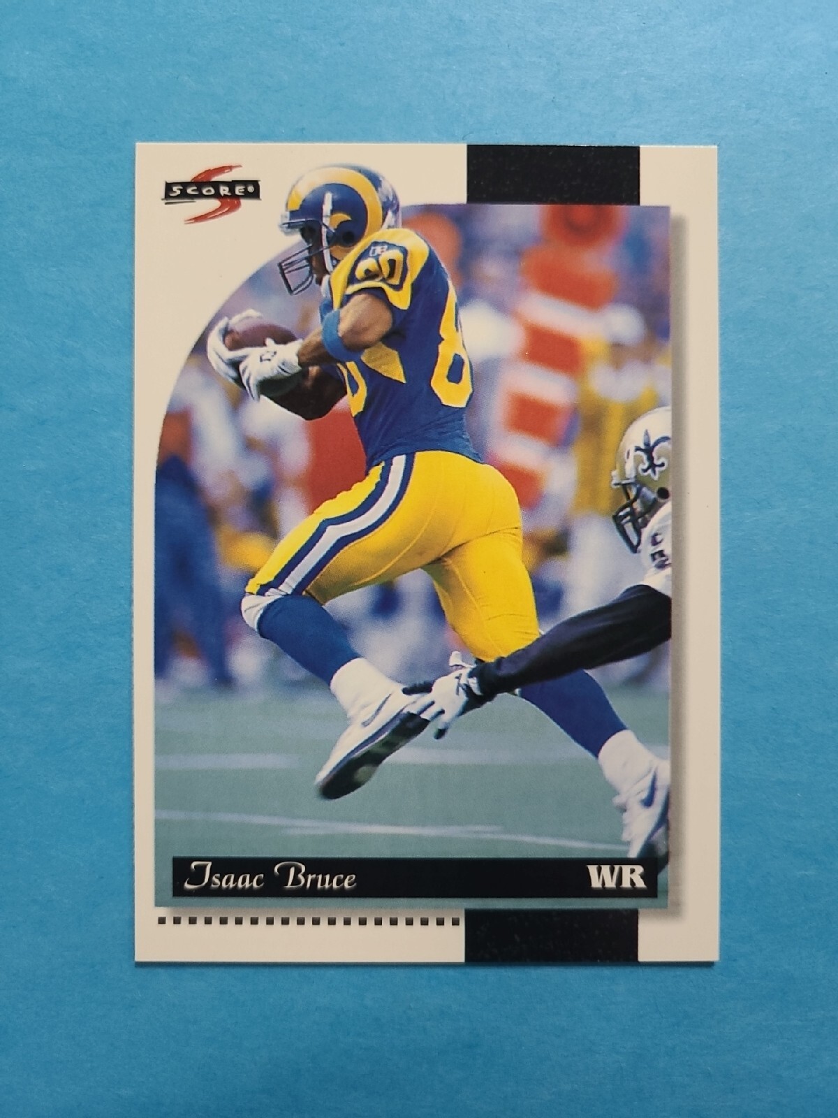 ISAAC BRUCE 1996 SCORE FOOTBALL CARD # 48 G5243
