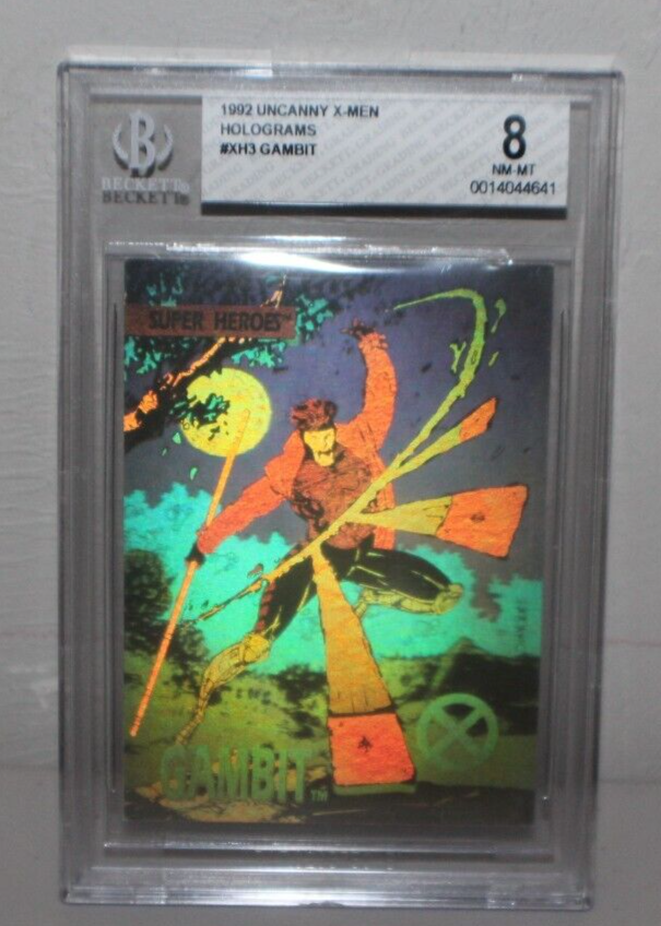1992 Uncanny X-Men Marvel Hologram #XH3 GAMBIT BGS 9 | eBay