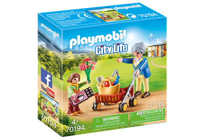 [Playmobil] Grandmother with Child - 70194 - New