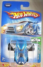 2004 Hot Wheels #85 First Editions Fatbax EXHAUSTED Blue Variation w/5 Spokes