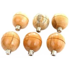 Round Wood Graver Handles Engraving Jewelers Jewelry Design & Repair Tools 6Pcs