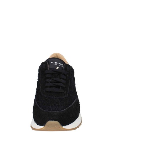 Chaussures Homme STOKTON 9 (EU 42) Baskets daim noir EY208-42 - Photo 4 sur 5