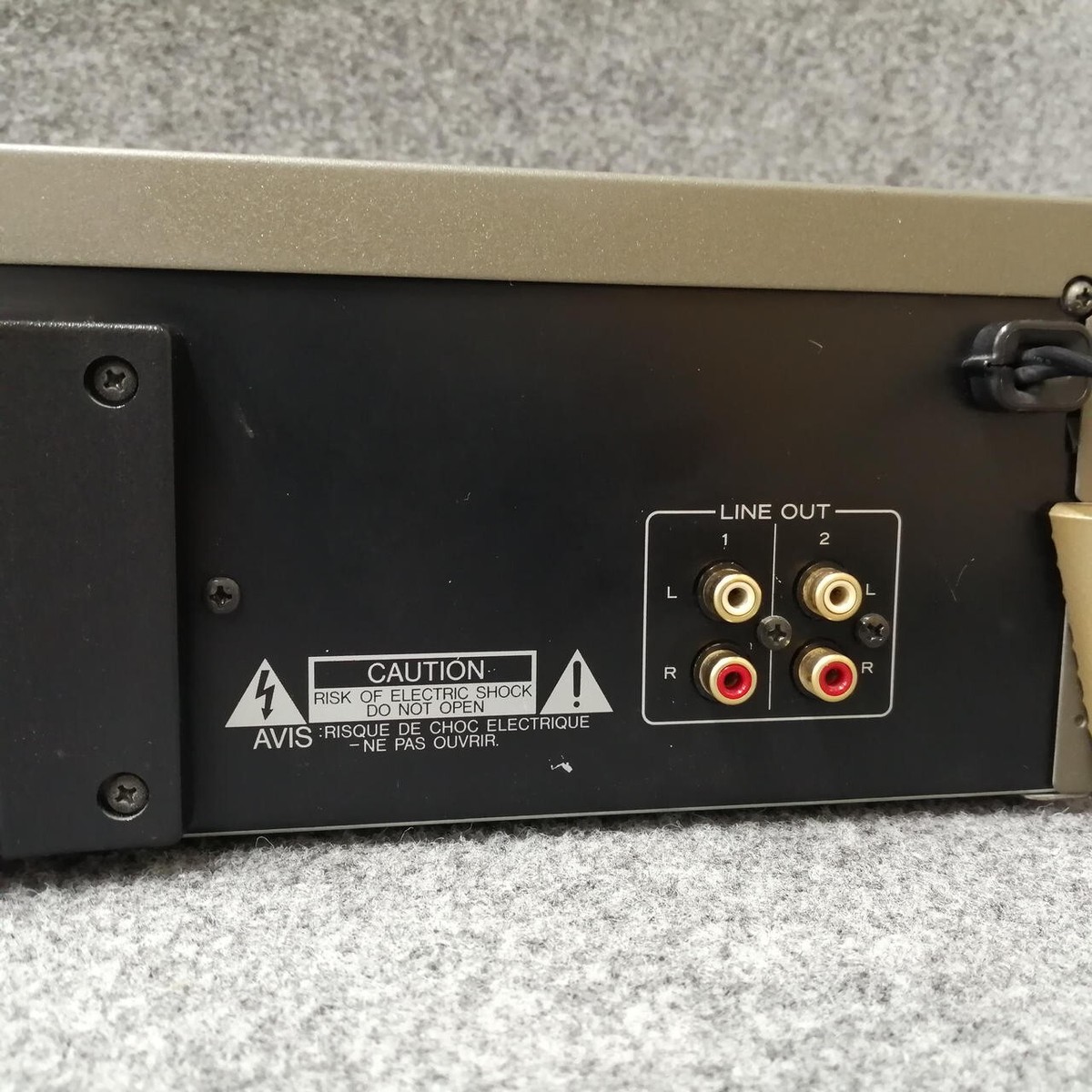 TEAC CD-5 cd player 1994 Vintage with Remote Repaired From