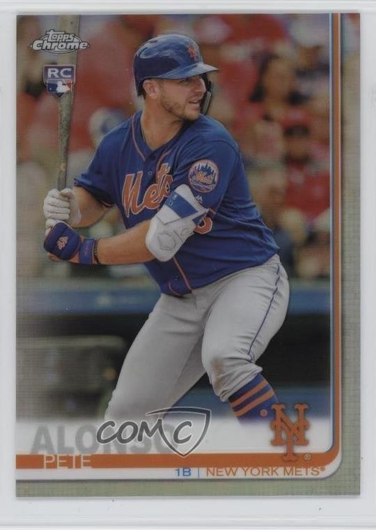 2019 Topps Chrome Refractor Pete Alonso #204 Rookie RC 05ns