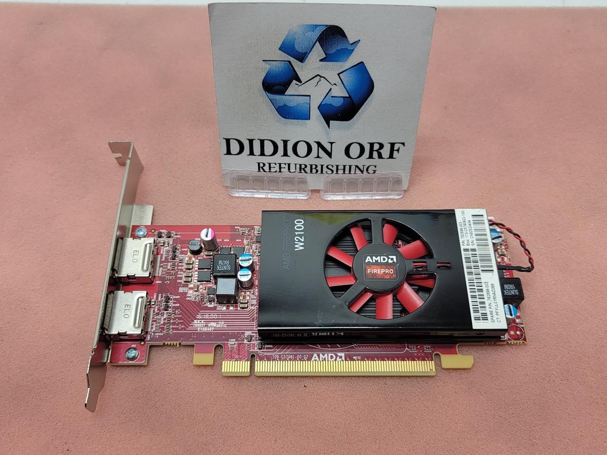 Gpu Amd Firepro W2100 Gaming AMD FIREPRO W2100, Memory Size: 2GB - Main Image
