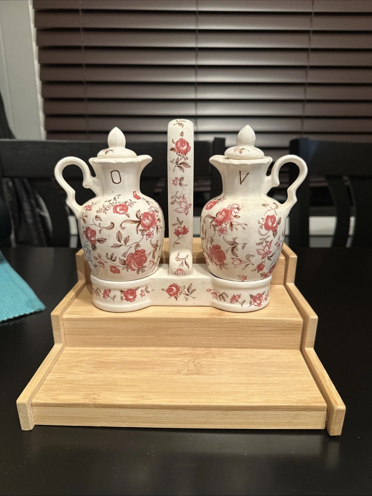 Vintage Japan Rose Chintz Rose Garden Nasco Oil & Vinigar Dispensers Nasco Japan
Opens in a new wind