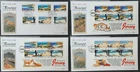 z(JER-216) JERSEY 1996 FDC set of (4) First Day BENHAM Covers (ALL pictured)