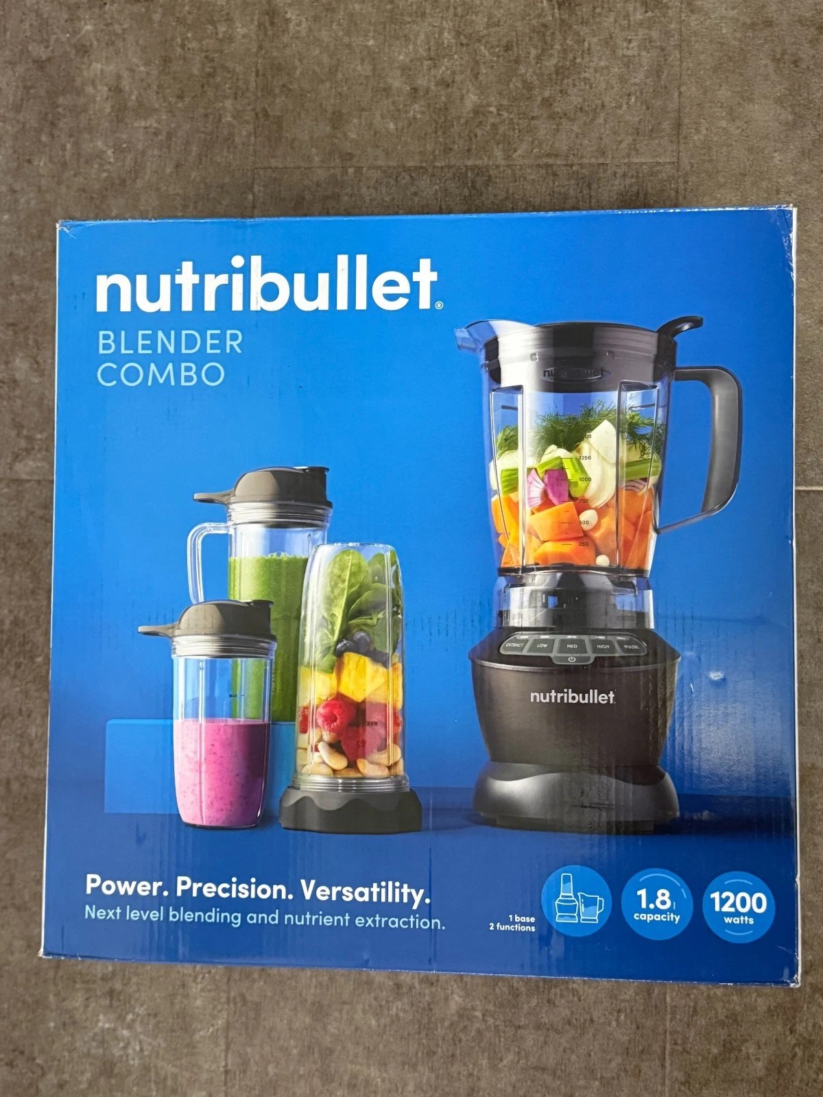 nutribullet Hot & Cold Blender Combo - Charcoal Grey - 1.8L Capacity - 1200W
Opens in a new window o