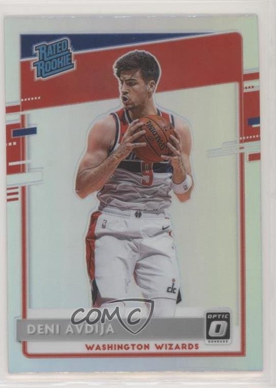2020-21 Panini Donruss Optic Rated Rookie Holo Prizm Deni Avdija #159 Rookie RC