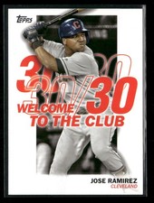 Jos� Ram�rez 2023 Topps Welcome to the Club #WC-19 Cleveland Guardians