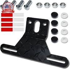 BFXM Universal Trailer License Plate Bracket Frame with Mounting Kit, License Pl