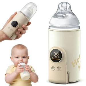 Chauffe-Bouteille Portable pour Voyage - Chauffe-bouteille sans eau pour le lait maternel &