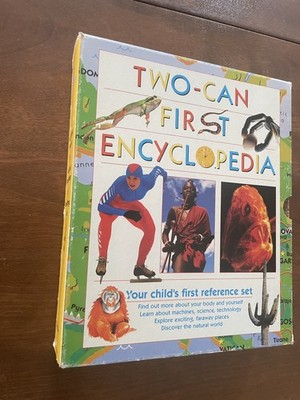 Two-Can First Encyclopedia, Your Childs First Reference Set (Slipc & 4 hdbks) VG