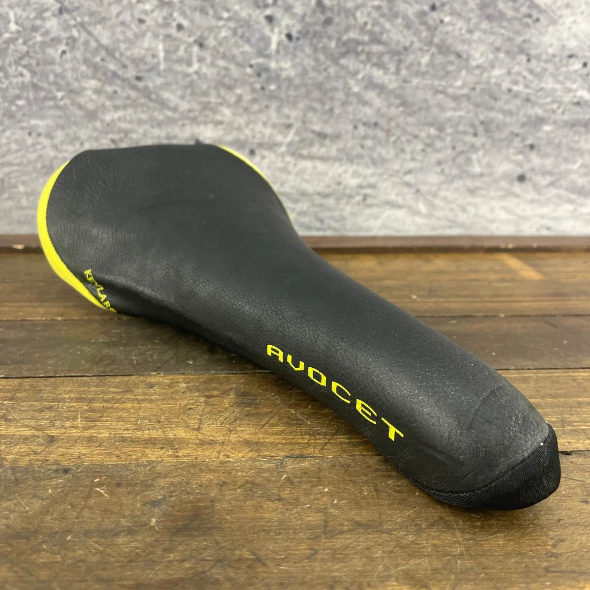 Selle Vintage Avocet Racing II – 1987 – Noire Cuir – Italienne – Pour Vélo Eroica