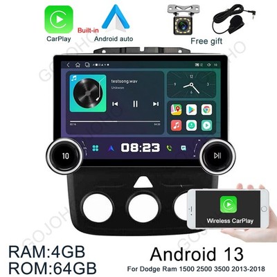 Radio for Dodge RAM 1500 2500 3500 2013-2018 CarPlay Car Stereo Head Unit GPS