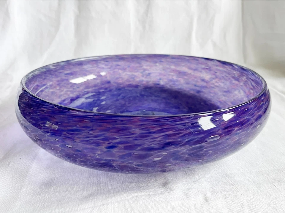 Lovely Large Art Deco Monart Glass Bowl or Dish (Shape Y, Size V) 27cm diam. - Image 2 of 4