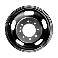 02704 Reconditioned OEM 17x6 Black Steel Wheel Fits 2019-2025 Ram 3500