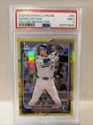 2024 Bowman Chrome Shohei Ohtani Yellow Refractor /75 PSA 9 #85 Dodgers