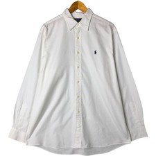 Used Ralph Lauren LOWELLSPORT long-sleeved cotton shirt size L men's 