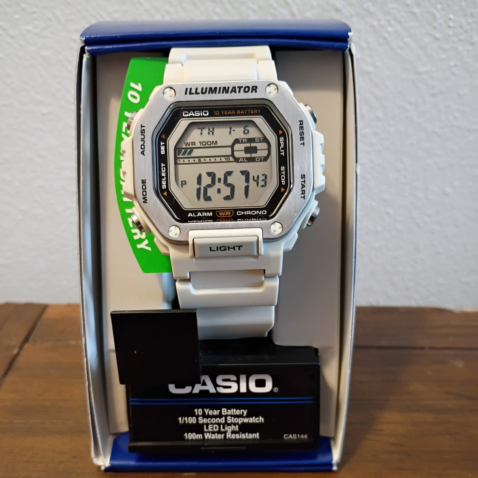 Casio Illuminator Digital Octagon Watch MWD110H-8AVKC  Brand