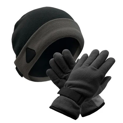 i-Smalls Winter Beanie and Anti-Slip Gloves Set Windproof Insulated Gloves