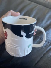 Starbucks Skyline Series 3D Relief Collectors Mug TAIWAN 16 Oz