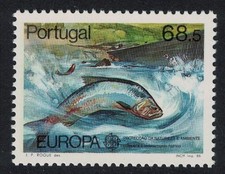 Allis Shad Herring Fish Europa Portugal 1986 MNH SG#2044