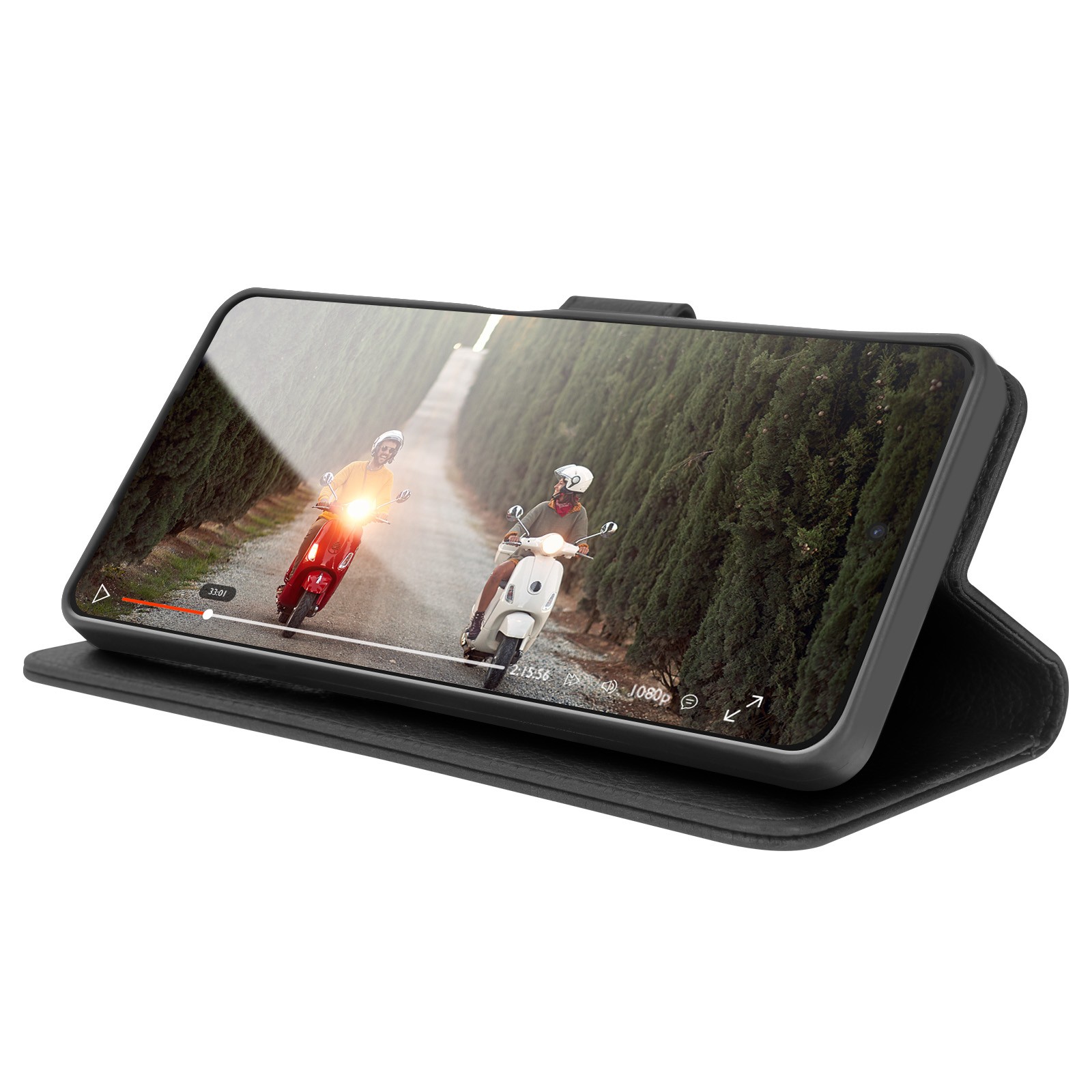 Etui portefeuille pour Xiaomi Redmi Note 8 Pro clapet aimanté et support - 2