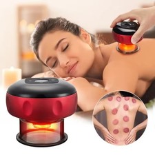 Electric Vacuum Cupping Set LED Display Anti-Cellulite Therapy Massager for Fat