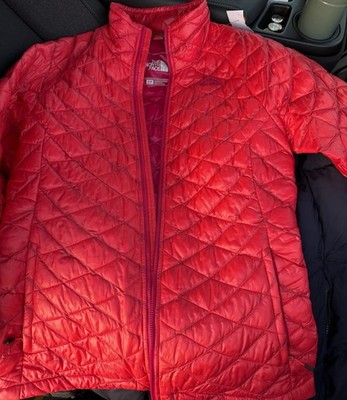 north face long puffer jacket womens small