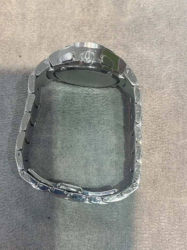 Men’s Bulova Accutron Watch~Breckenridge Black Dial~Chronograph~Digital ~Alarm - Image 4 of 4