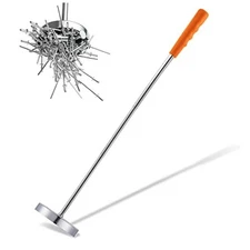Telescoping Magnetic Sweeper Pickup Tool, Screws Parts Finder 1 Piece Orange