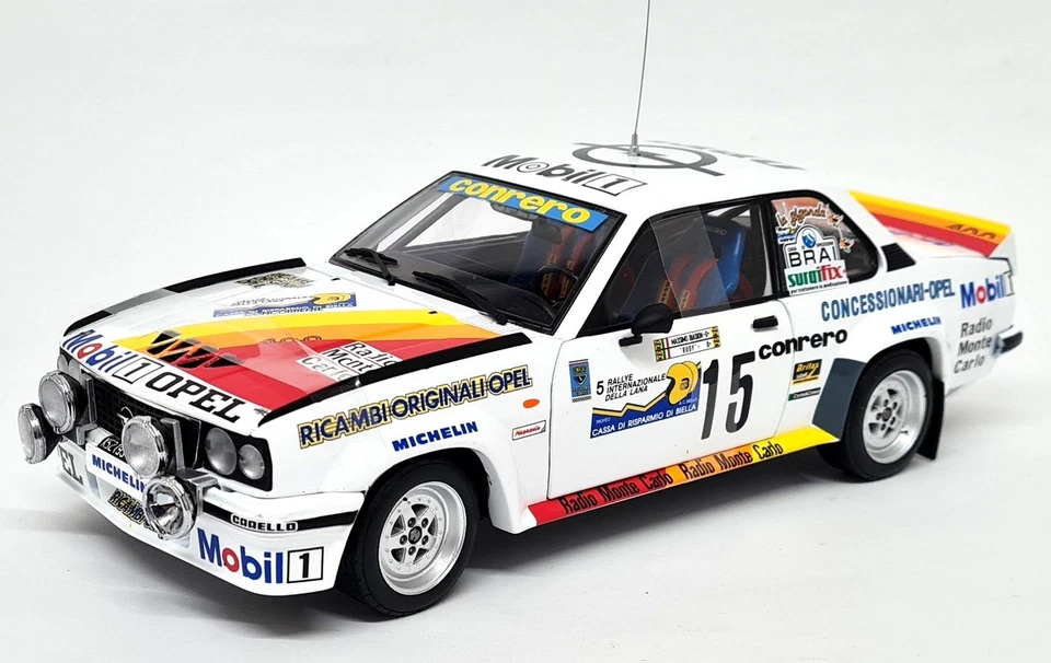 Sunstar 1/18 Opel Ascona 400 Winner Int Della Lana Rally 1982 Diecast Model Car - Image 3 of 4