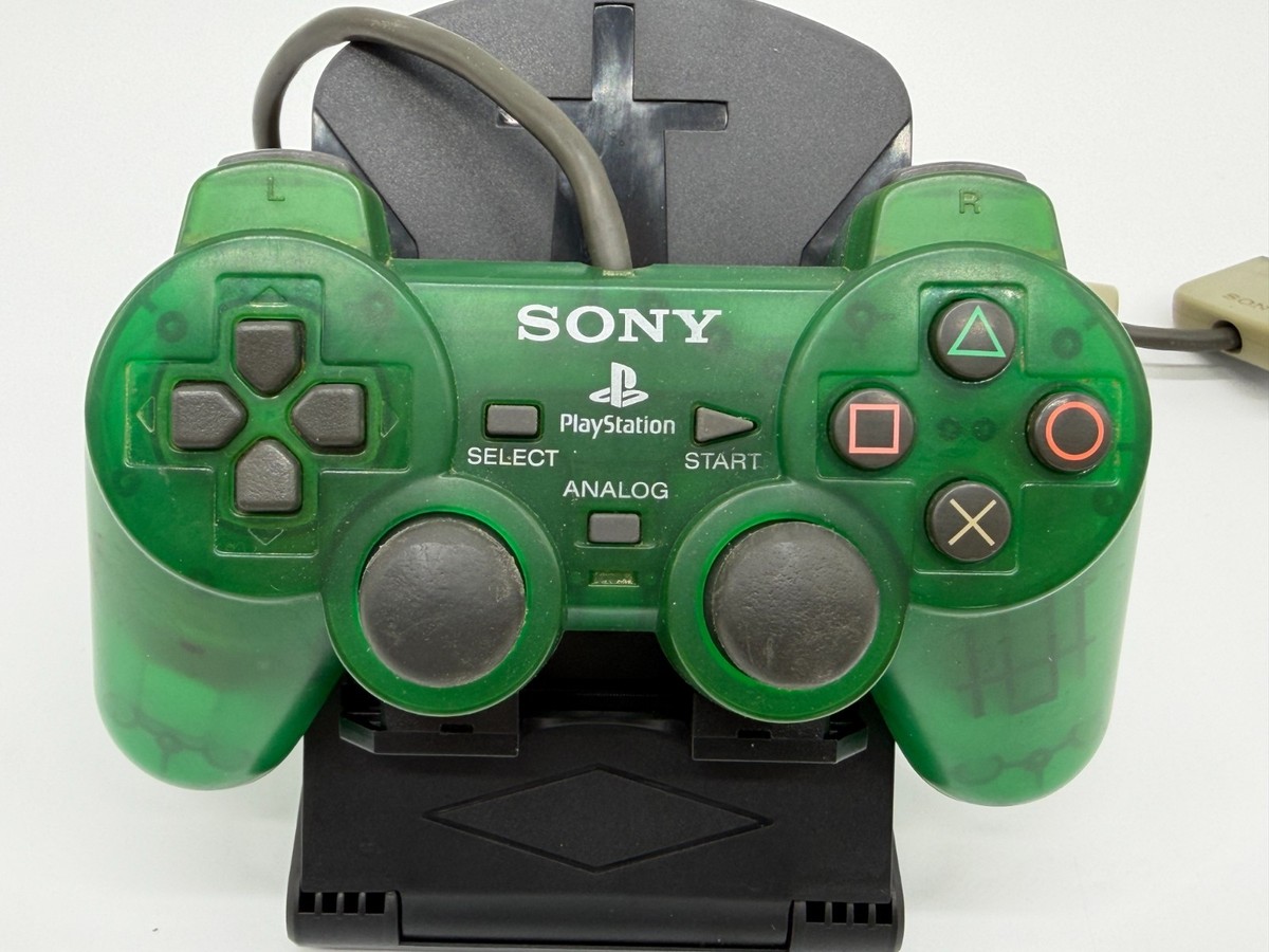 OFFICIAL PS1 PlayStation 1 DualShock 1 Analog Controller Clear