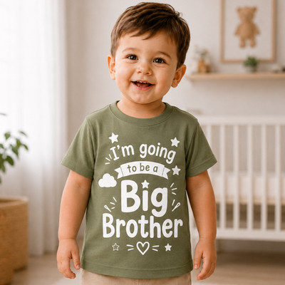 T-Shirt I'm Going To Be A Big Brother Kleinkind Baby Ankündigung Kinder Shirt