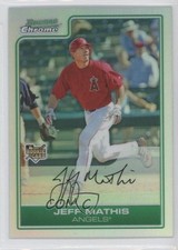 2006 Bowman Draft Chrome Refractor Jeff Mathis #BDP34 0c4