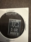 5 grams .999 Silver