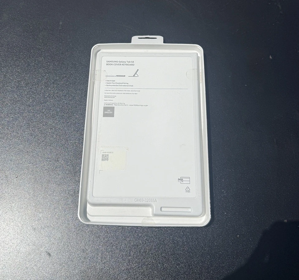 SAMSUNG BOOK KEYBOARD CASE ORIGINAL Samsung Galaxy Tab S4 EJ-FT830 New Sealed - Image 2 of 3
