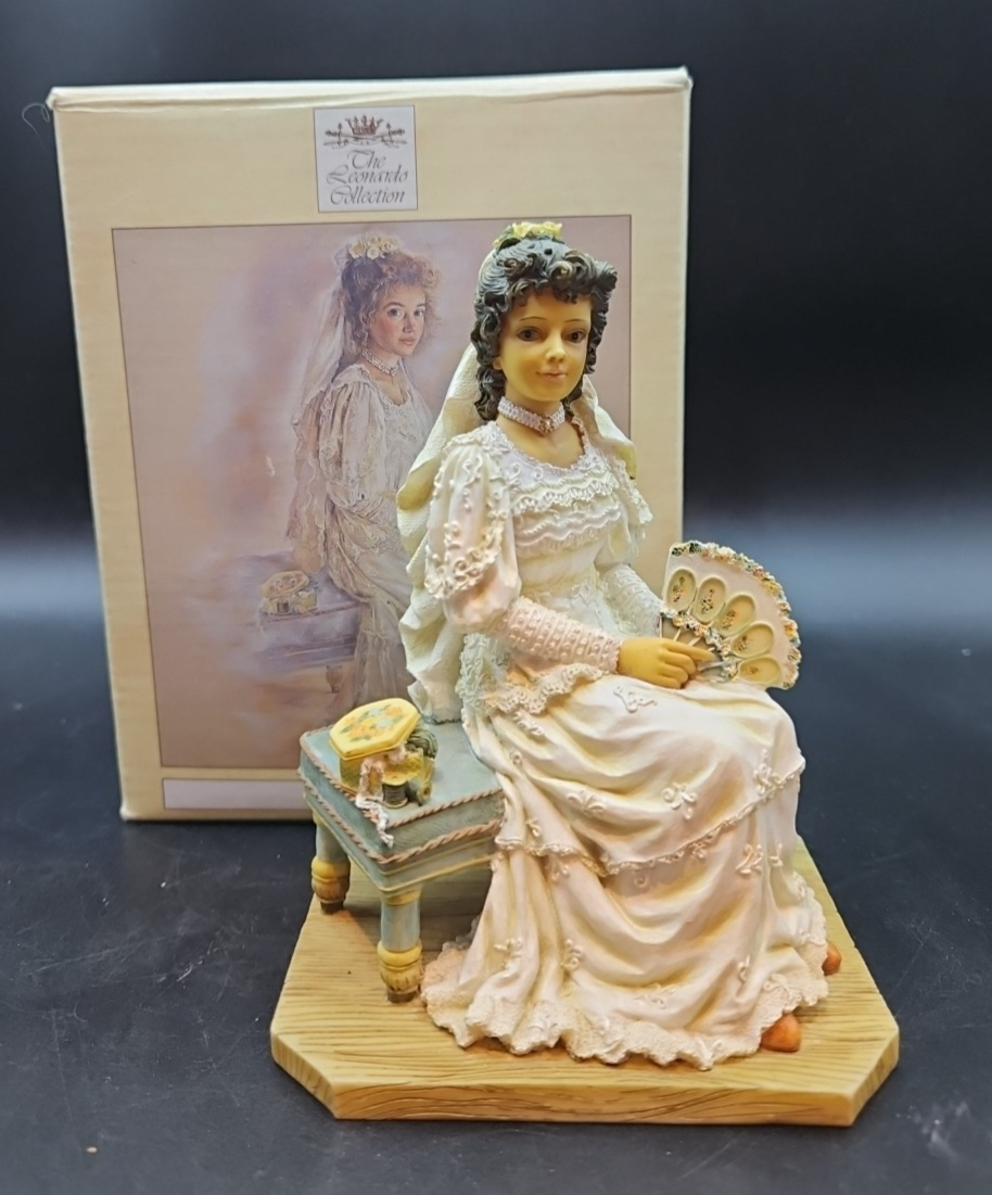 Silk and Lace by Christine Haworth figure Paint Box Poppets Boxed Leonardo Bride