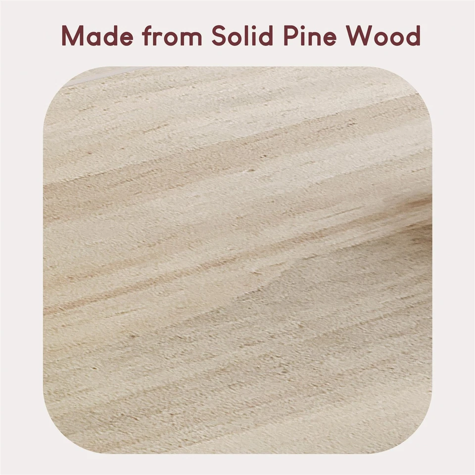 Panama Console Table 2 Drawer Natural Oak Hallway Solid Pine By Home Discount - Image 4 of 4