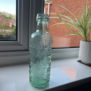 B Chapman. Leeds . Gold Medal . Vintage Bottle