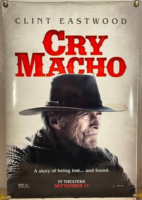 CRY MACHO DS ROLLED ORIGINAL ONE SHEET MOVIE POSTER CLINT EASTWOOD (2021)