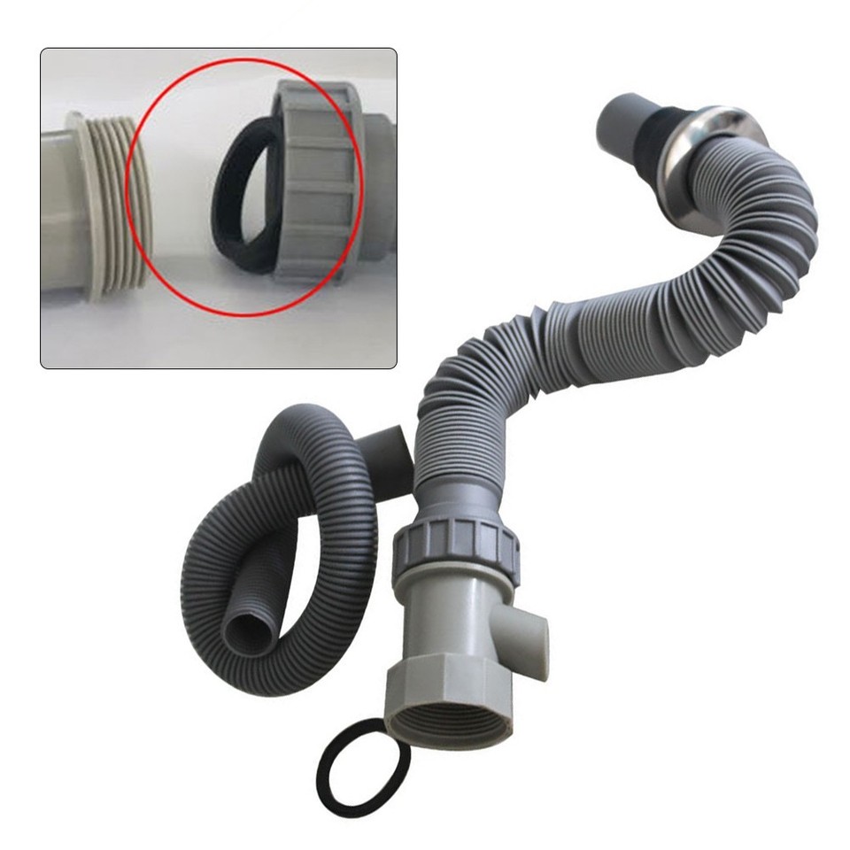 Küchenspüle Abflussrohr mit effizientem Überlauf und wasserdichter ...