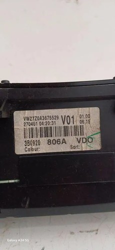 VW PASSAT Variant B5 3B6 Kombiinstrument 3B0920806A 270401042031 34893892