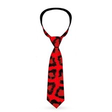 Necktie Standard - Leopard Red ACC NEW