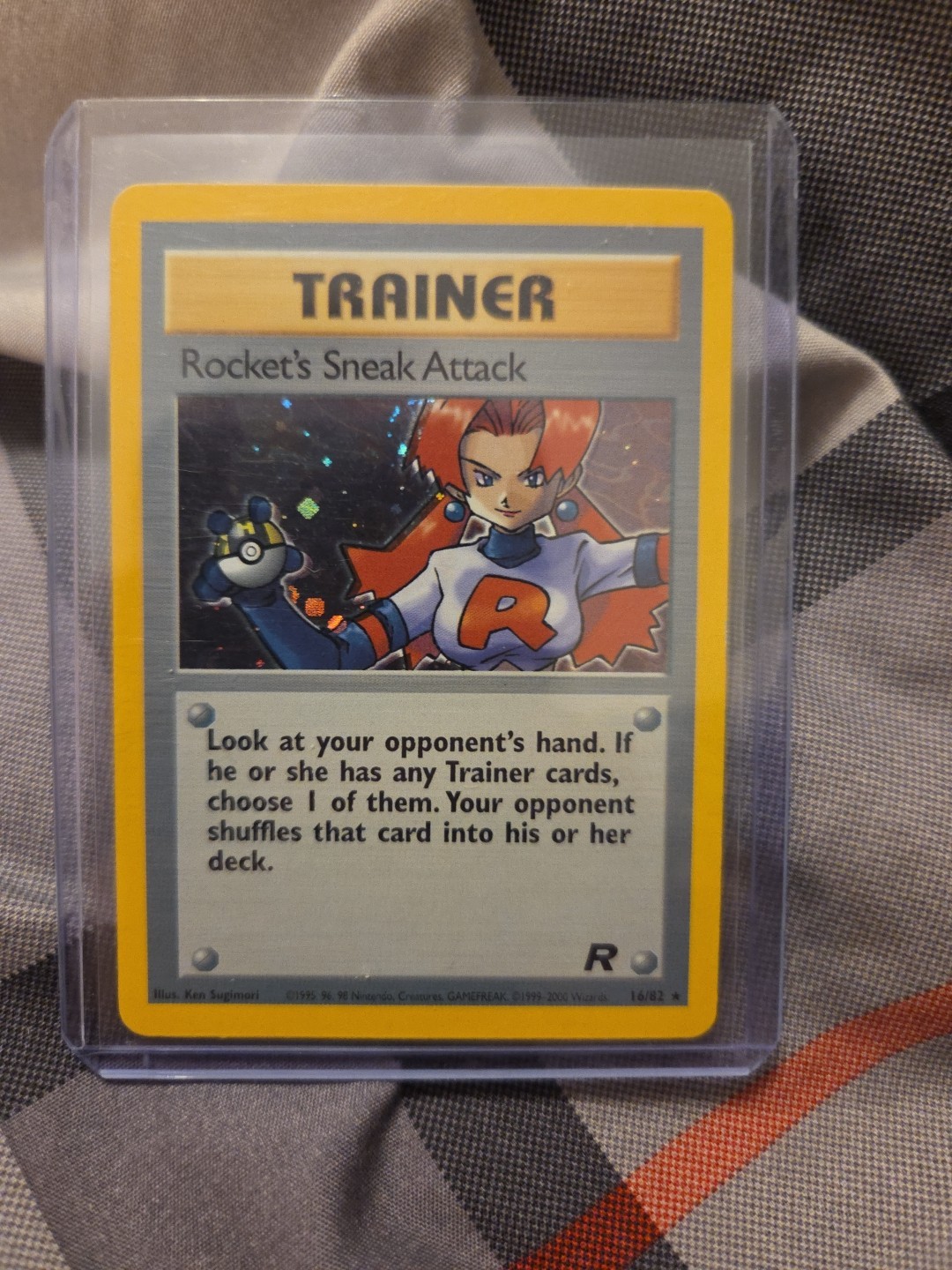 Pokemon Rocket's Sneak Attack Team Rocket Holo 16/82 NM
