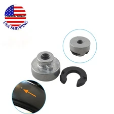 2PCS Aluminum Fender Seat Mounting Nut Kit Universal For Harley Touring Softail