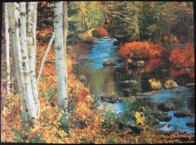 MB Puzzle 3000 Teile Wasserfall Minnesota Komplett w Neu Rarität 1990! Vintage - Bild 1 von 2